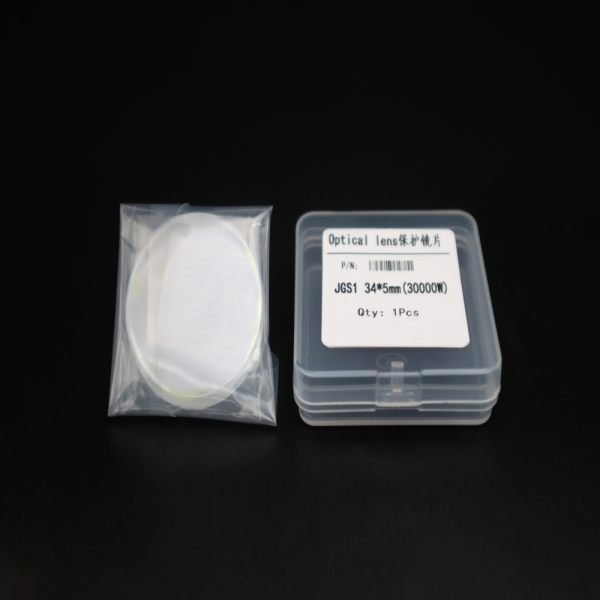 34*5  30000W Fiber Lens Laser Protective lens for 1064nm Cutting Head Protective Lens