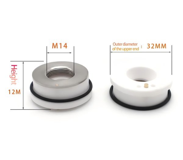 D32 Laser Nozzle Ceramic Rings for Fiber Laser Cutting Head Ceramic Ring