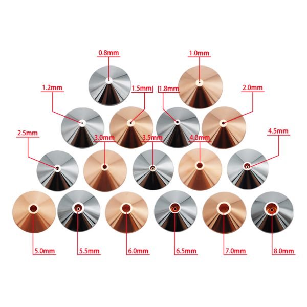 Double 4.5mm D32 Series Laser Nozzles Nozzle